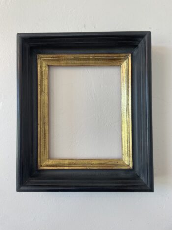 7.75 x 9.75" Antique Deep Scoop, 22 lip and black outside, 2.25" wide (#3)
